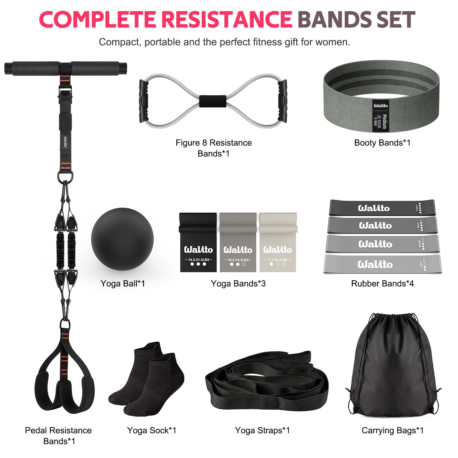 WALITO carrying bag packed showing organized travel-ready storage