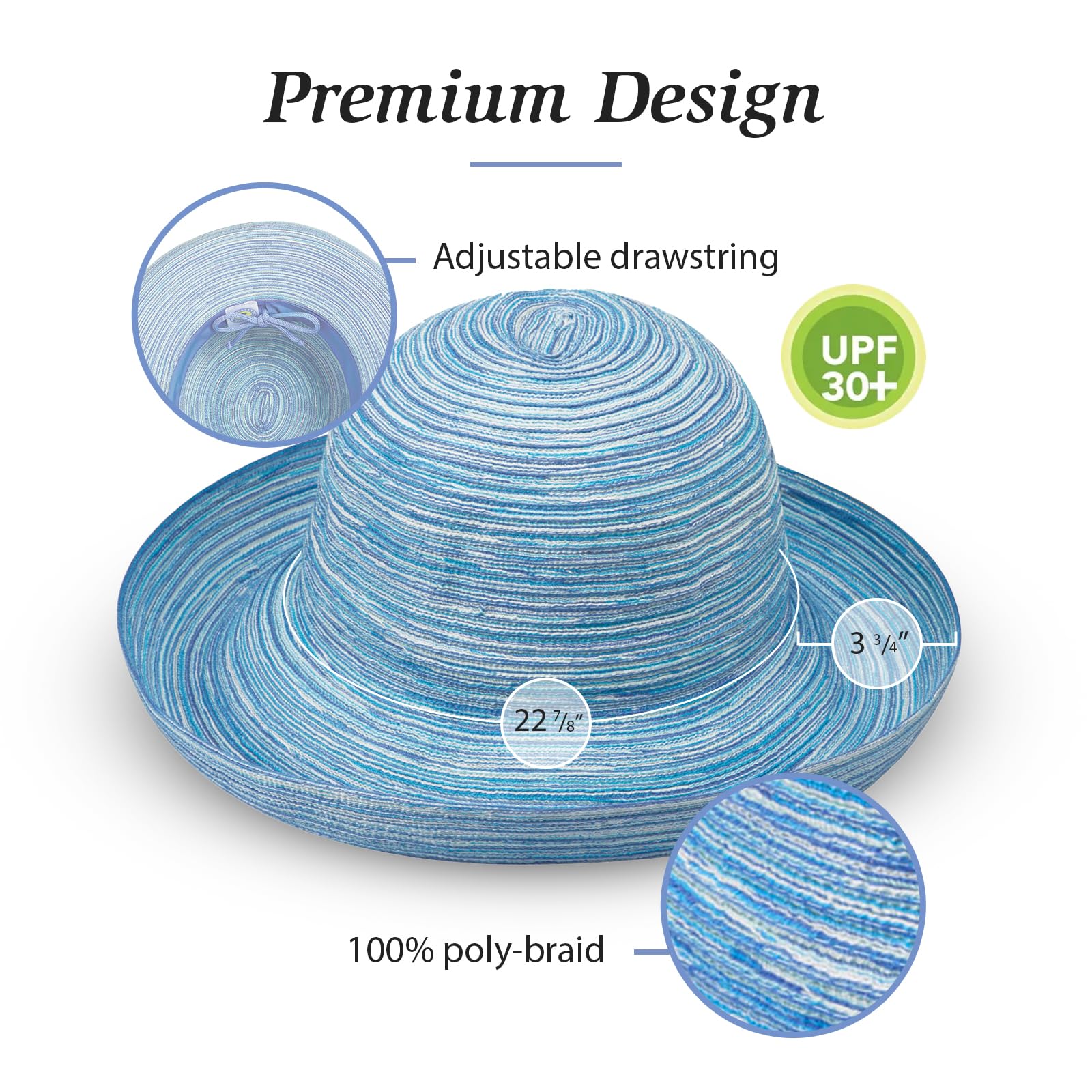 Wallaroo Hat Company rolled hat demonstrating packable convenience for travel