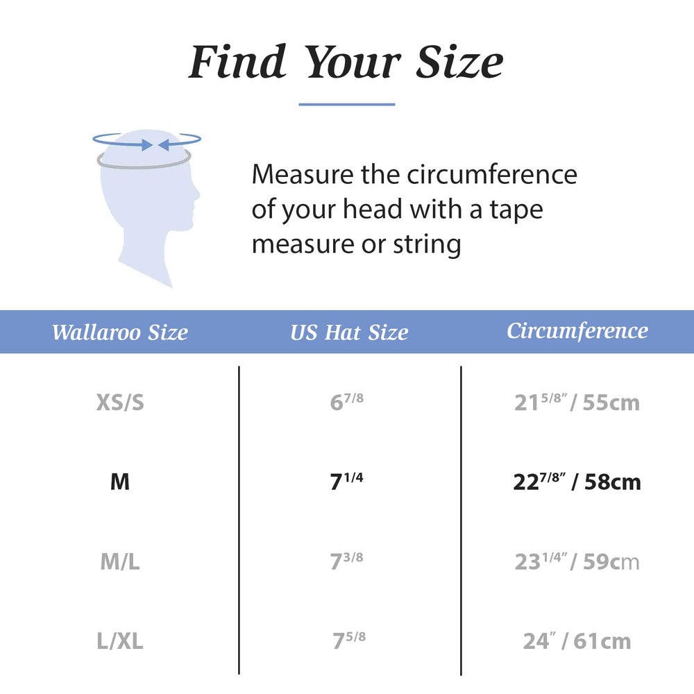 Wallaroo Hat Company hat beside a ruler showing 3¾-inch brim for scale