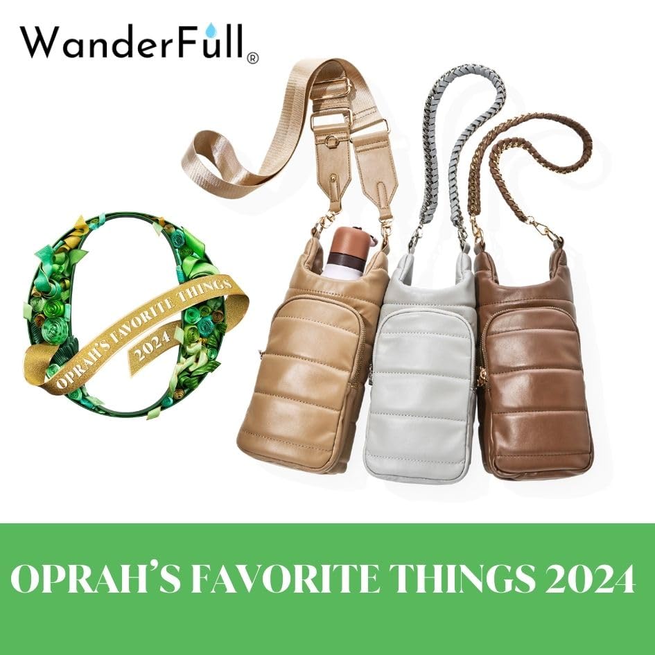 Lifestyle image of WanderFull HydroBag on a park walk emphasizing practical everyday hydration