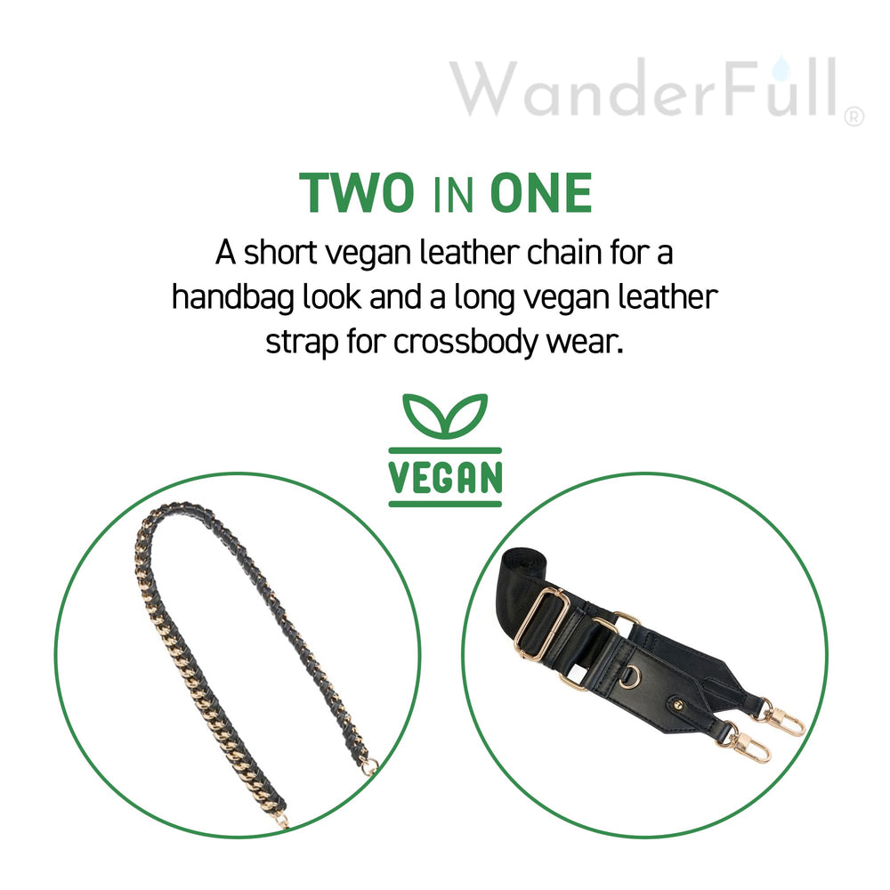 Outdoor scene with WanderFull HydroBag worn while walking a dog for active lifestyle use