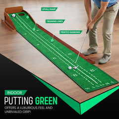 WANOMA close-up of true-roll mat texture for consistent ball speed