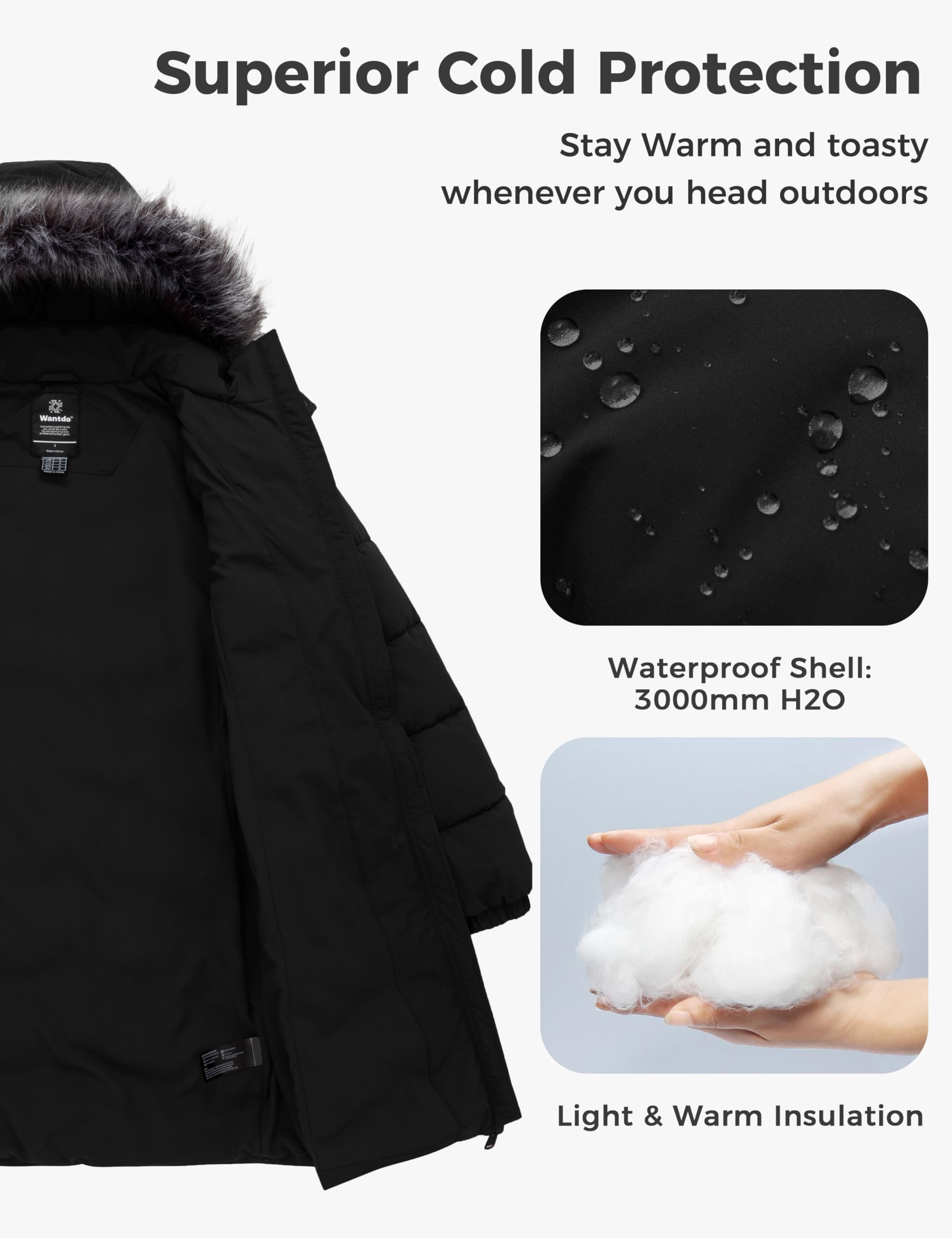 wantdo interior pocket storage showing concealed pocket for valuables