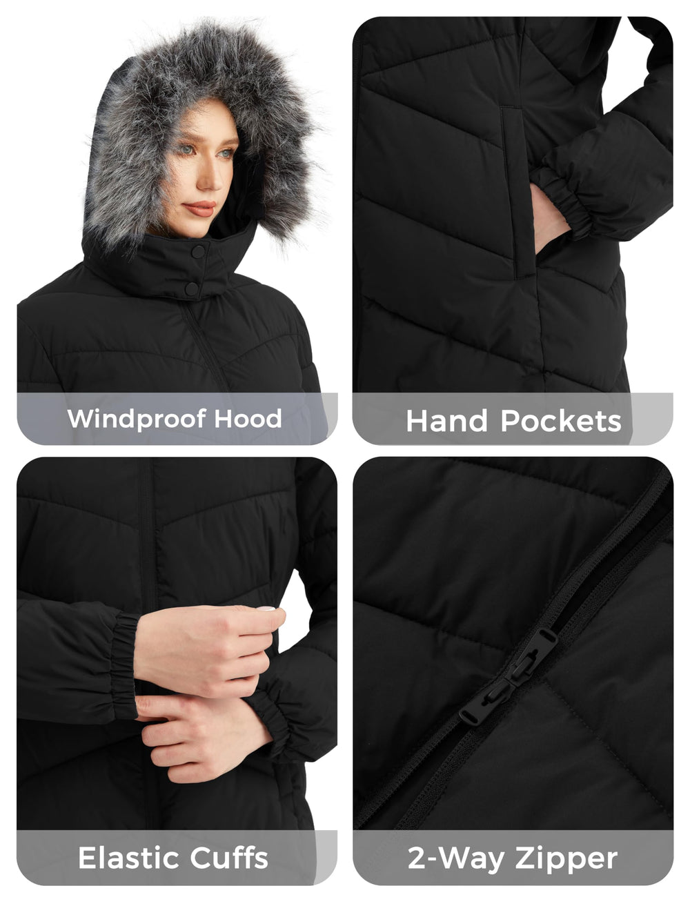 wantdo length on model street showing long cut for added warmth and style