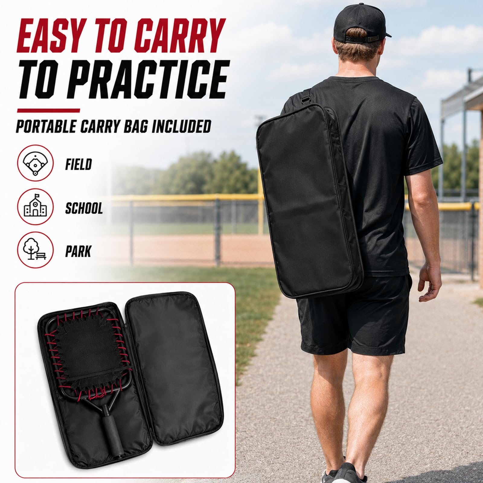 wasoyun carry bag packed for easy transport to practices and weekend games