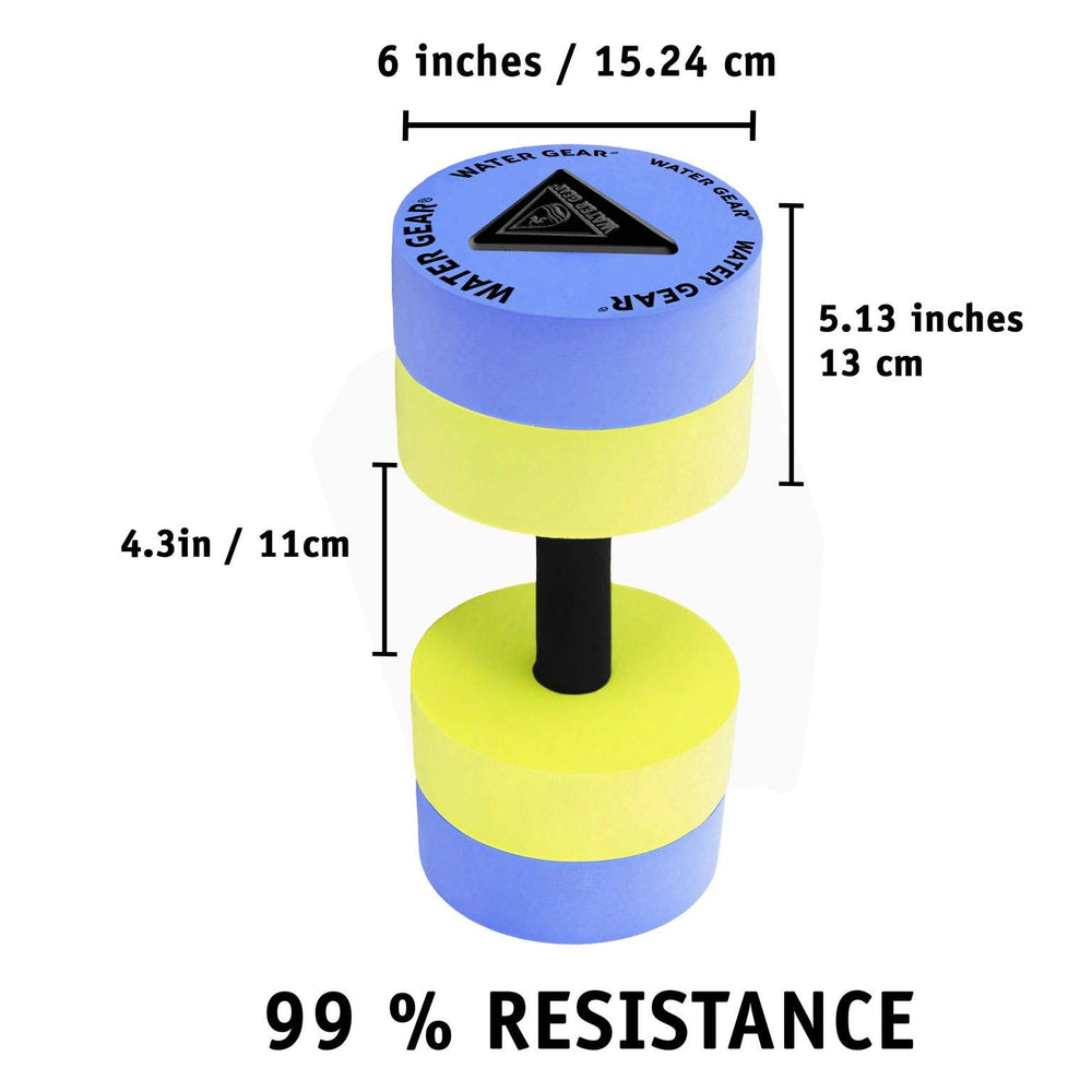 Water Gear label and color contrast showing product ID and quick visibility in water