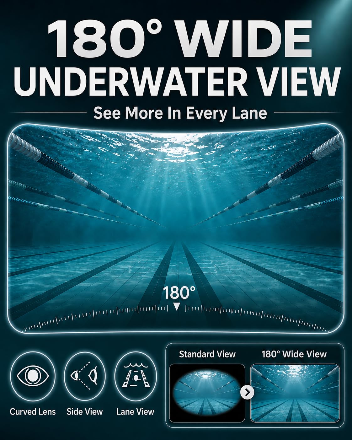 WATER TIME large-frame seal detail illustrating broad coverage and leak reduction