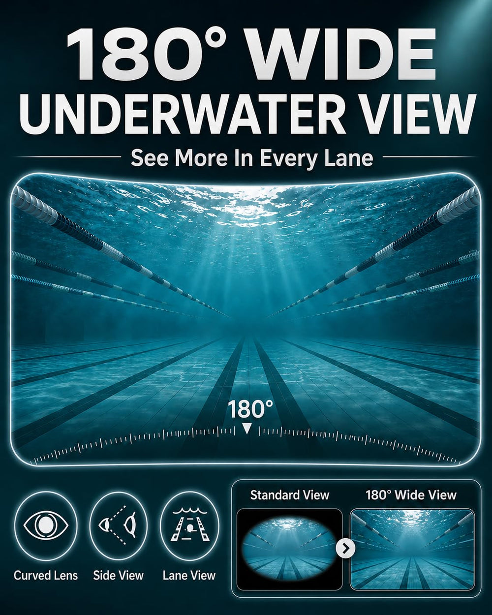 WATER TIME large-frame seal detail illustrating broad coverage and leak reduction