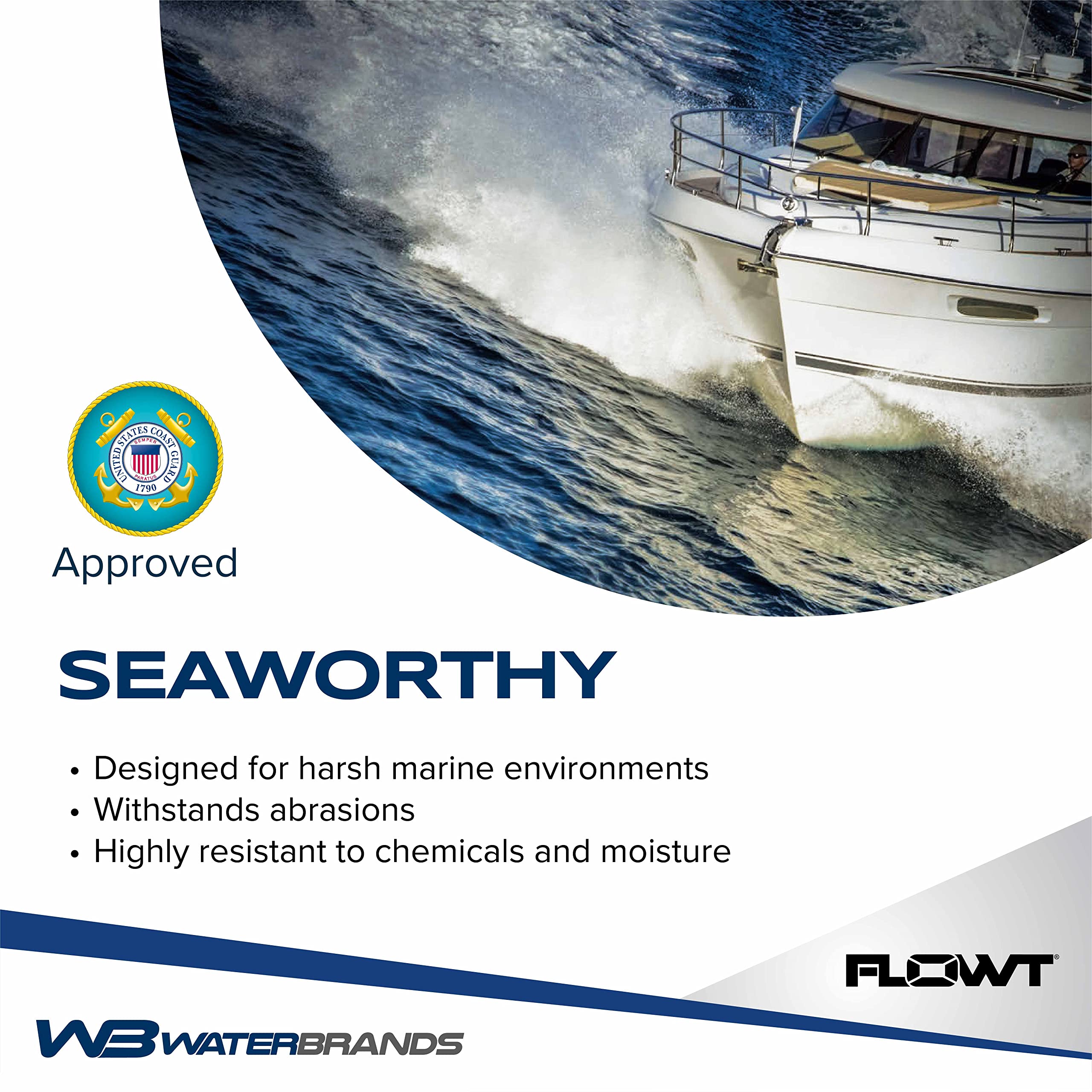 waterbrands Flowt floating in water easy to spot for emergency use