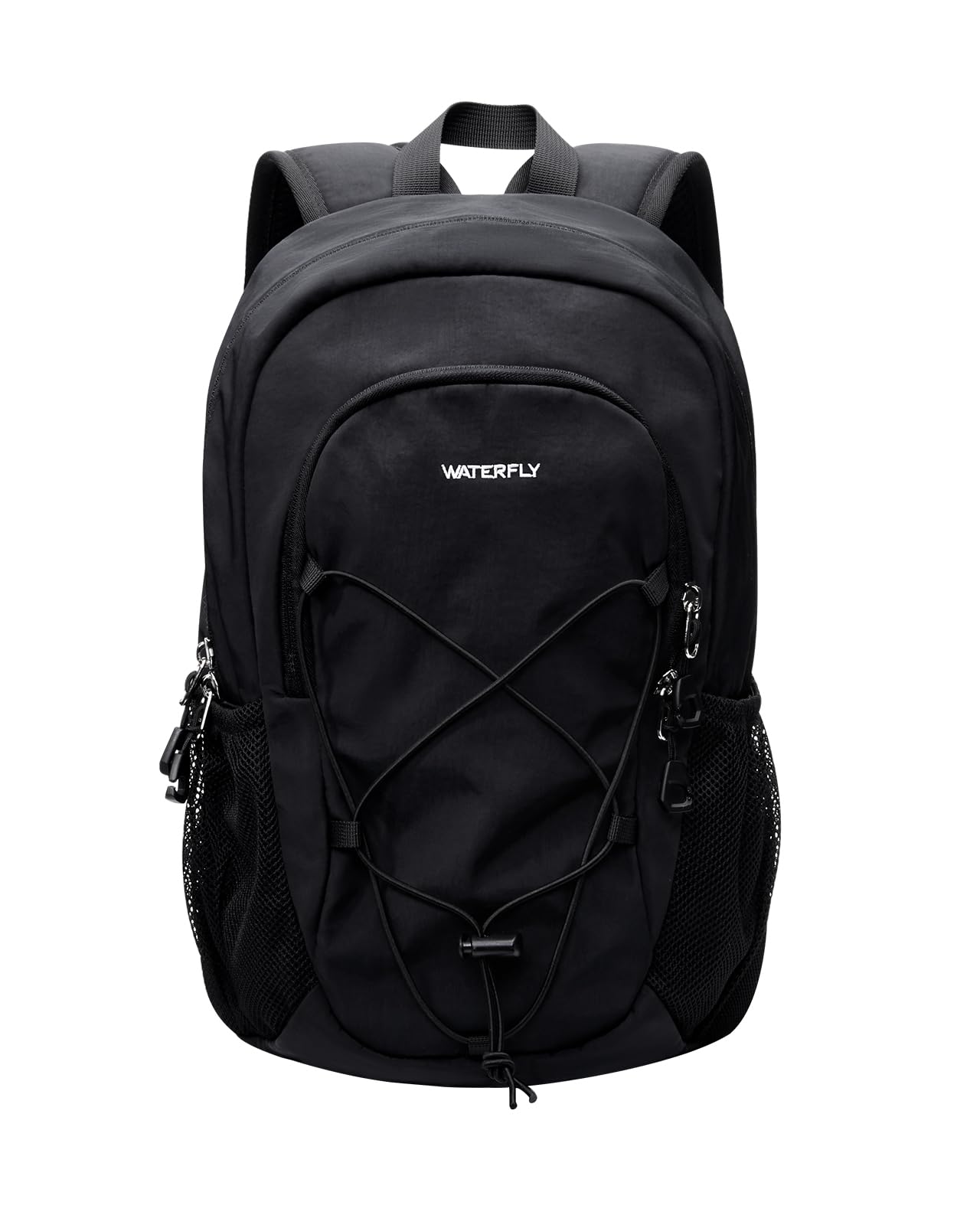 WATERFLY front view showing compact design and easy-access pockets