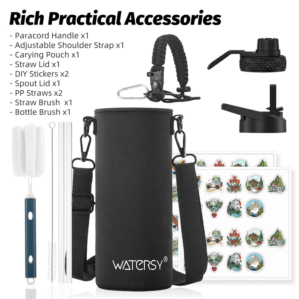 WATERSY next to backpack showing portable travel-ready capacity benefit