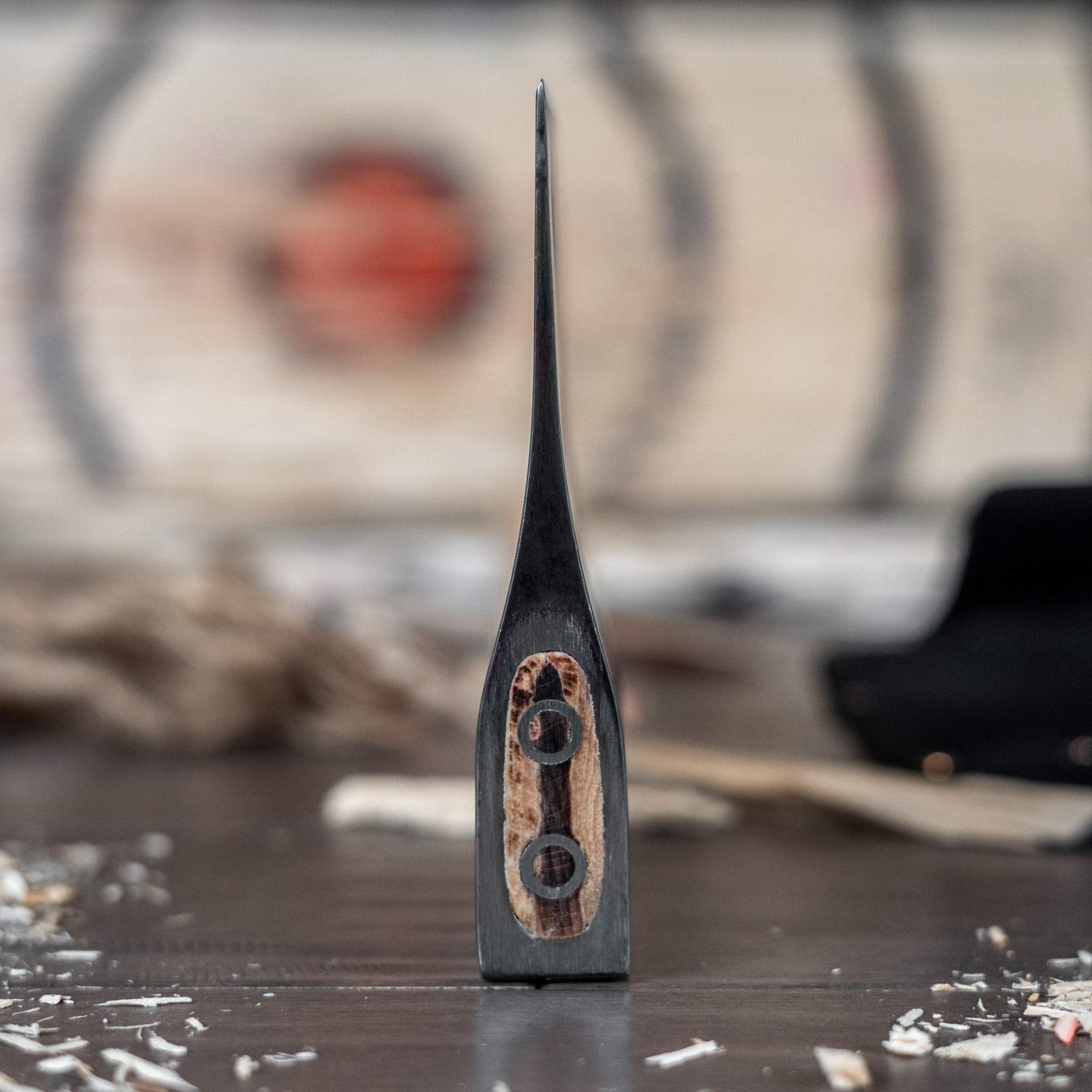 WATL Ace of Spades nylon sheath protecting the blade for safe transport