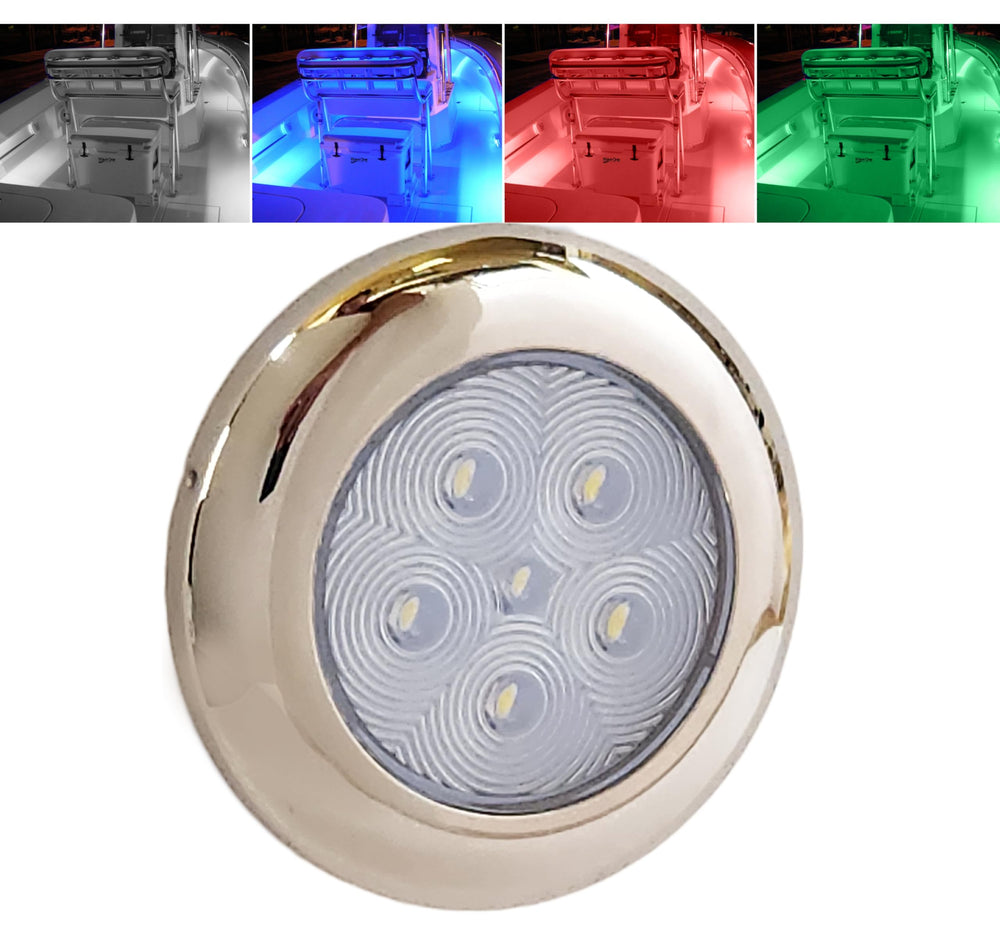Wave One Marine front view stainless bezel showing compact design and durable finish