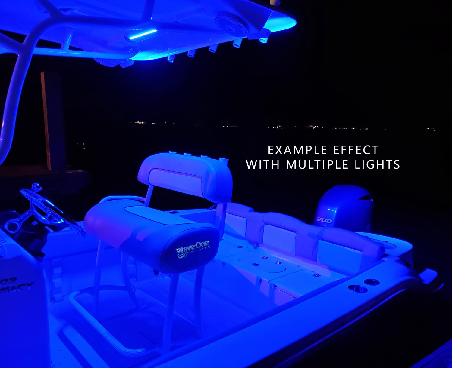 Wave One Marine internal driver view showing simplified two-wire installation benefit
