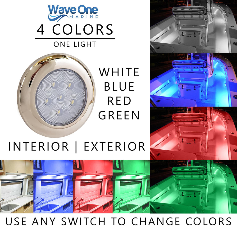 Wave One Marine side profile highlighting slim 2.75 inch depth and low-profile fit