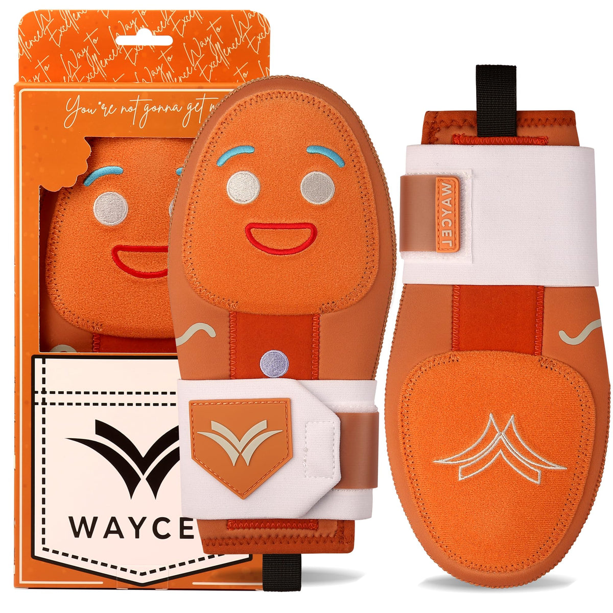 Waycel front view ice cream mitt showing full coverage and style benefit