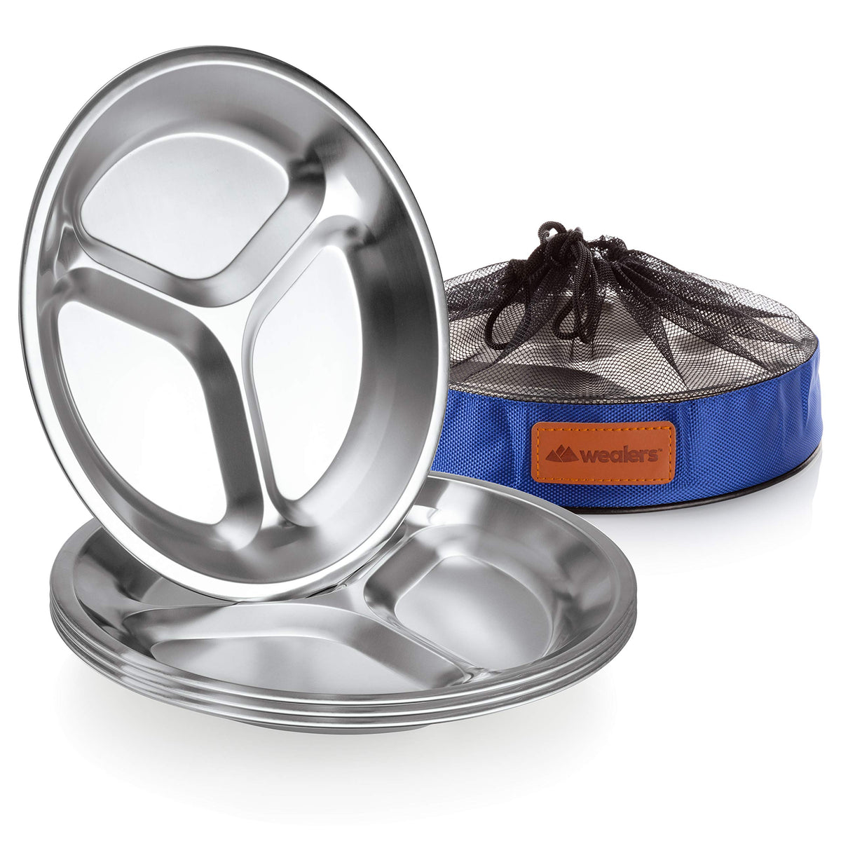 Wealers plate set front view showing clean finish and durable design benefit