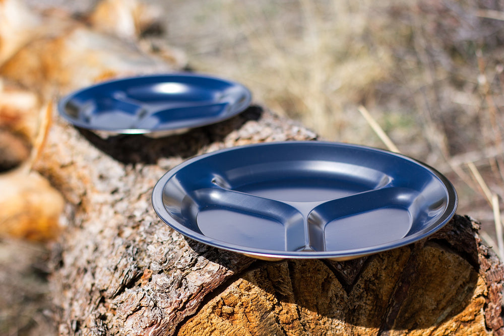 Wealers plate next to ruler to show 9.8-inch scale and portion sizing benefit