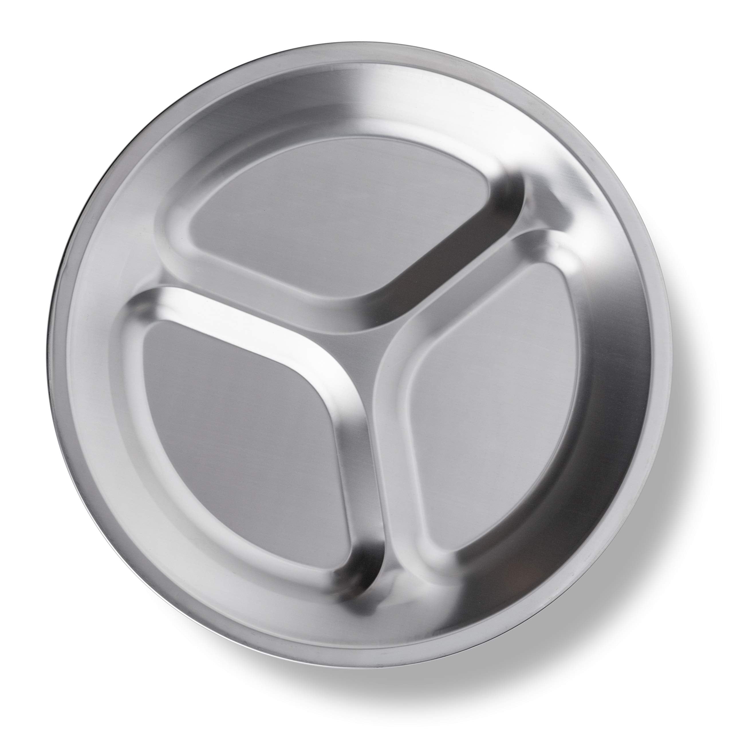 Wealers stacked plates in compact nest for easy transport benefit