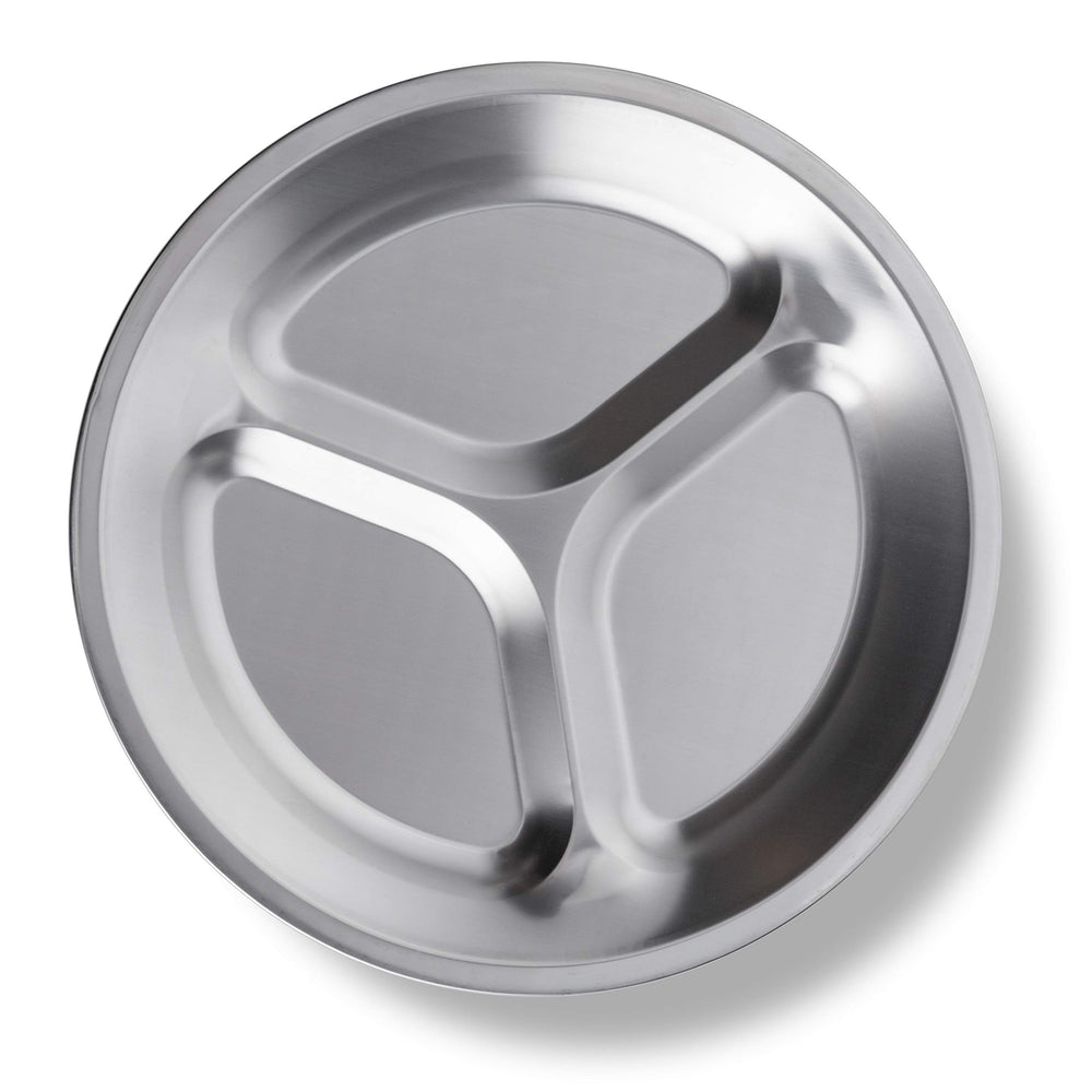Wealers stacked plates in compact nest for easy transport benefit