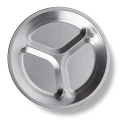 Wealers stacked plates in compact nest for easy transport benefit