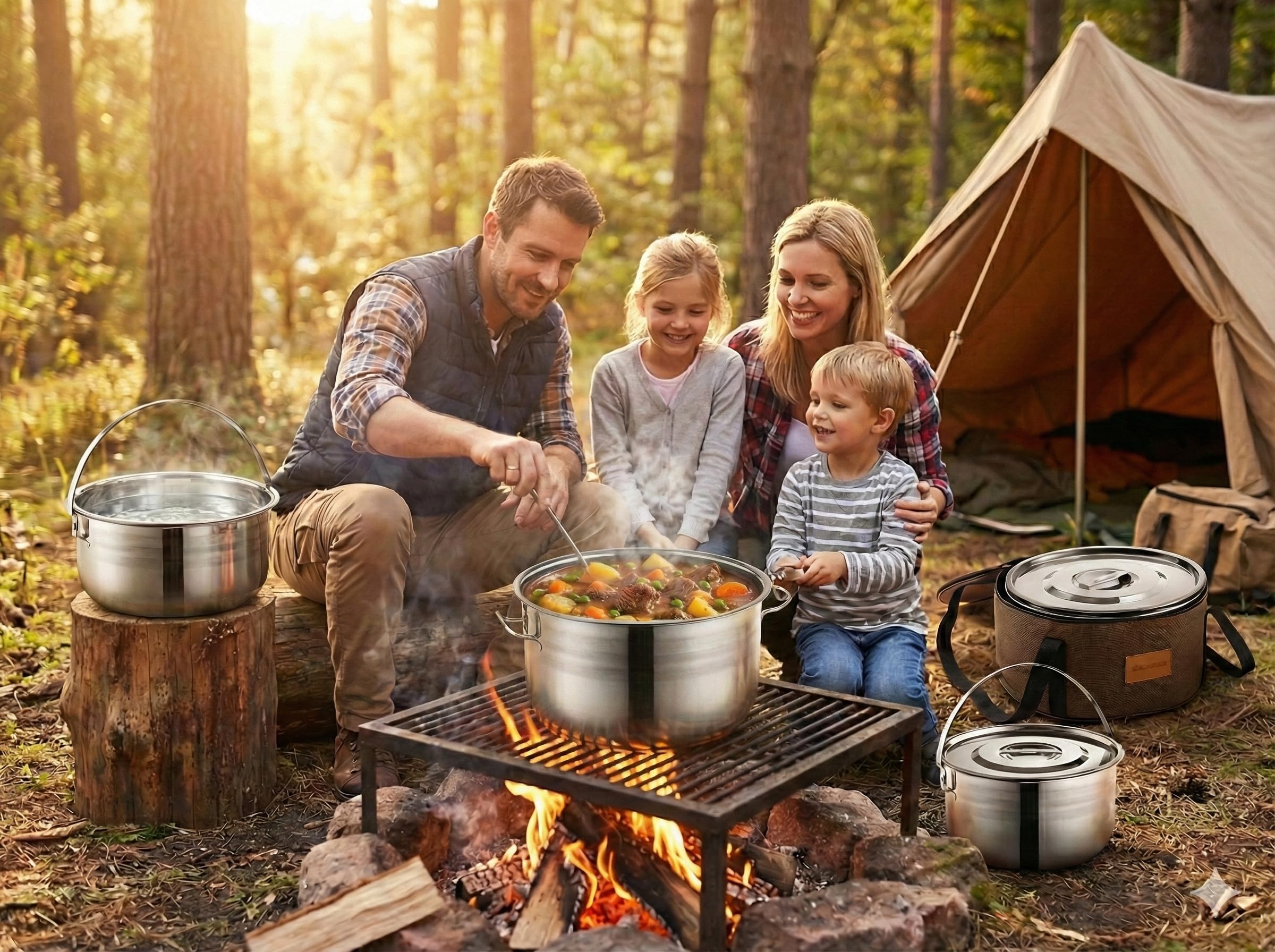 Wealers small pot boiling sauce illustrating quick heating and easy serving