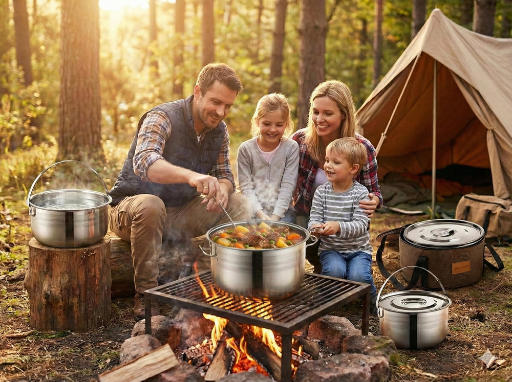 Wealers small pot boiling sauce illustrating quick heating and easy serving
