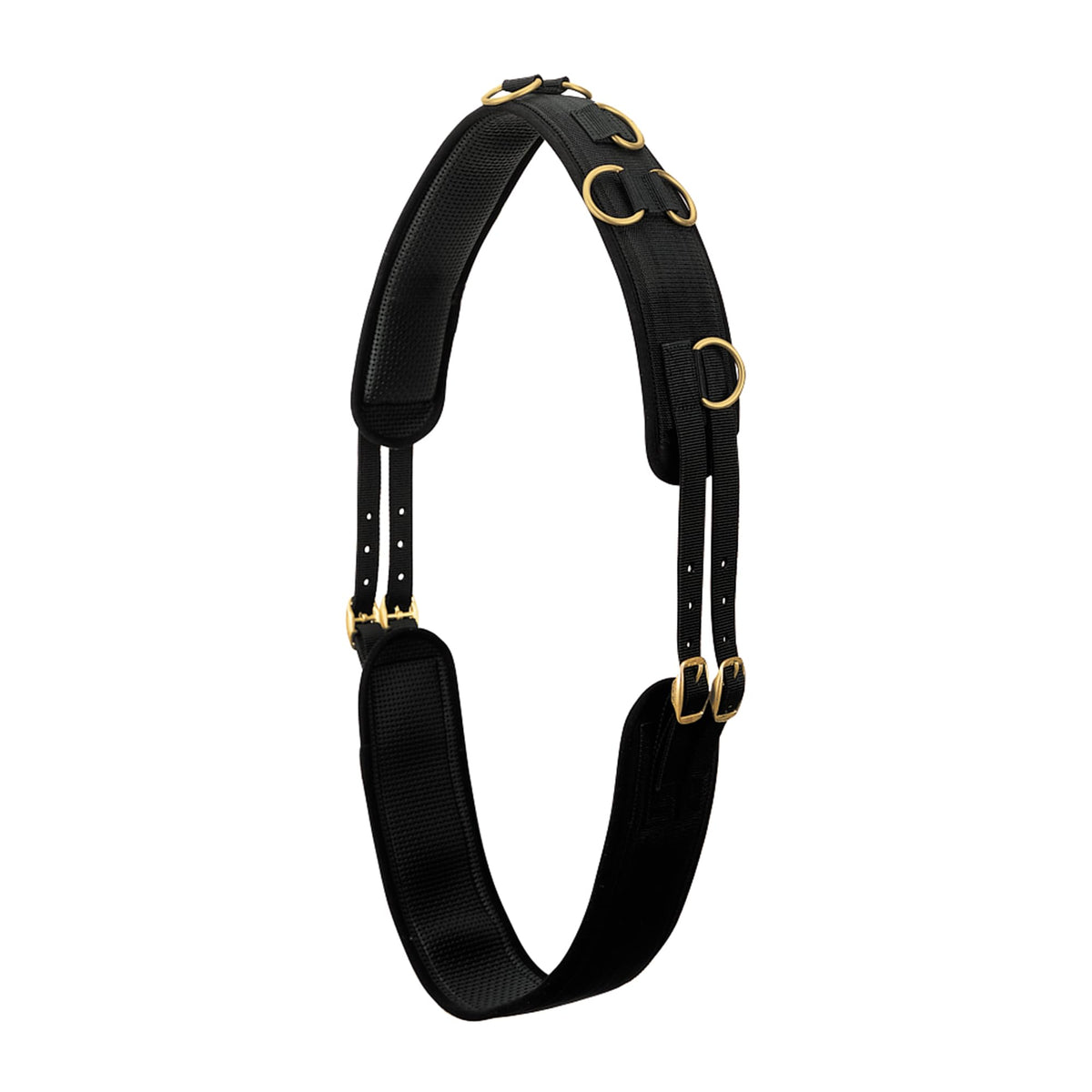 Weaver Equine front view surcingle showing full length and fit benefit comfort