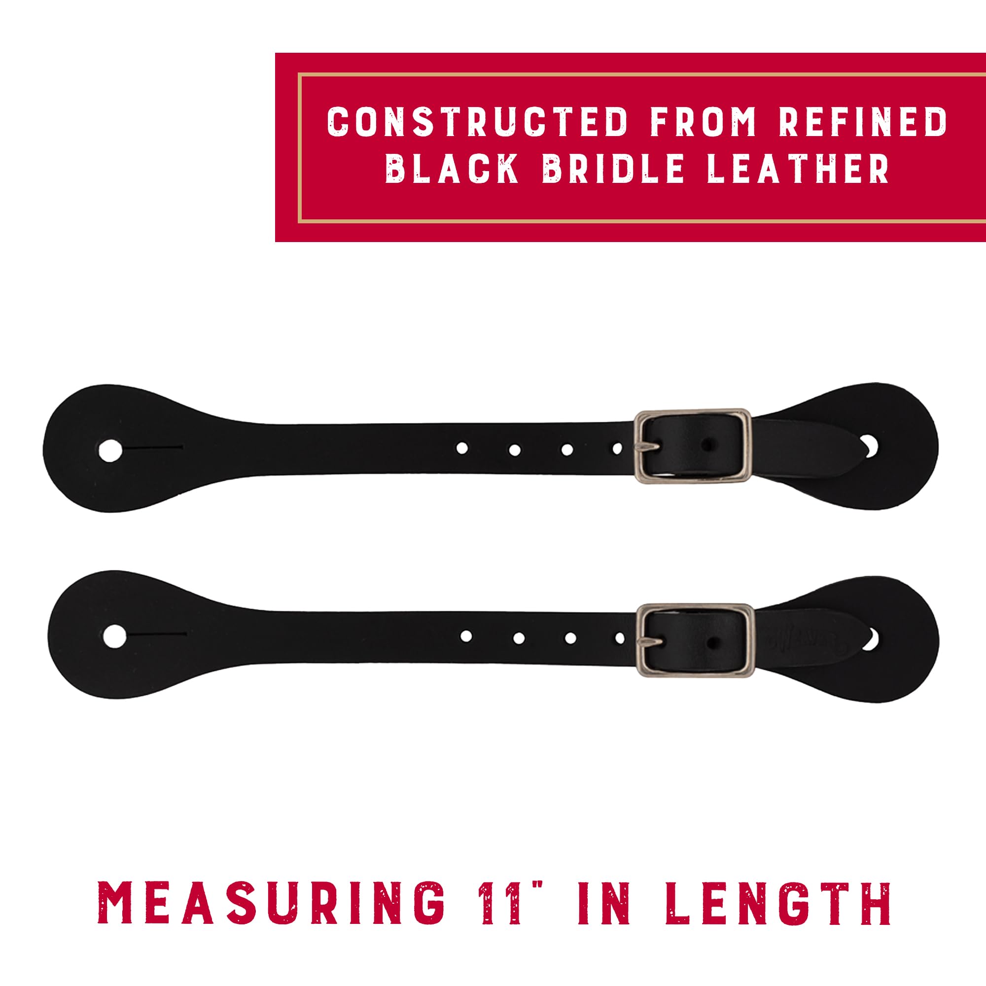 Weaver Equine detailed leather texture highlighting quality bridle-leather strength