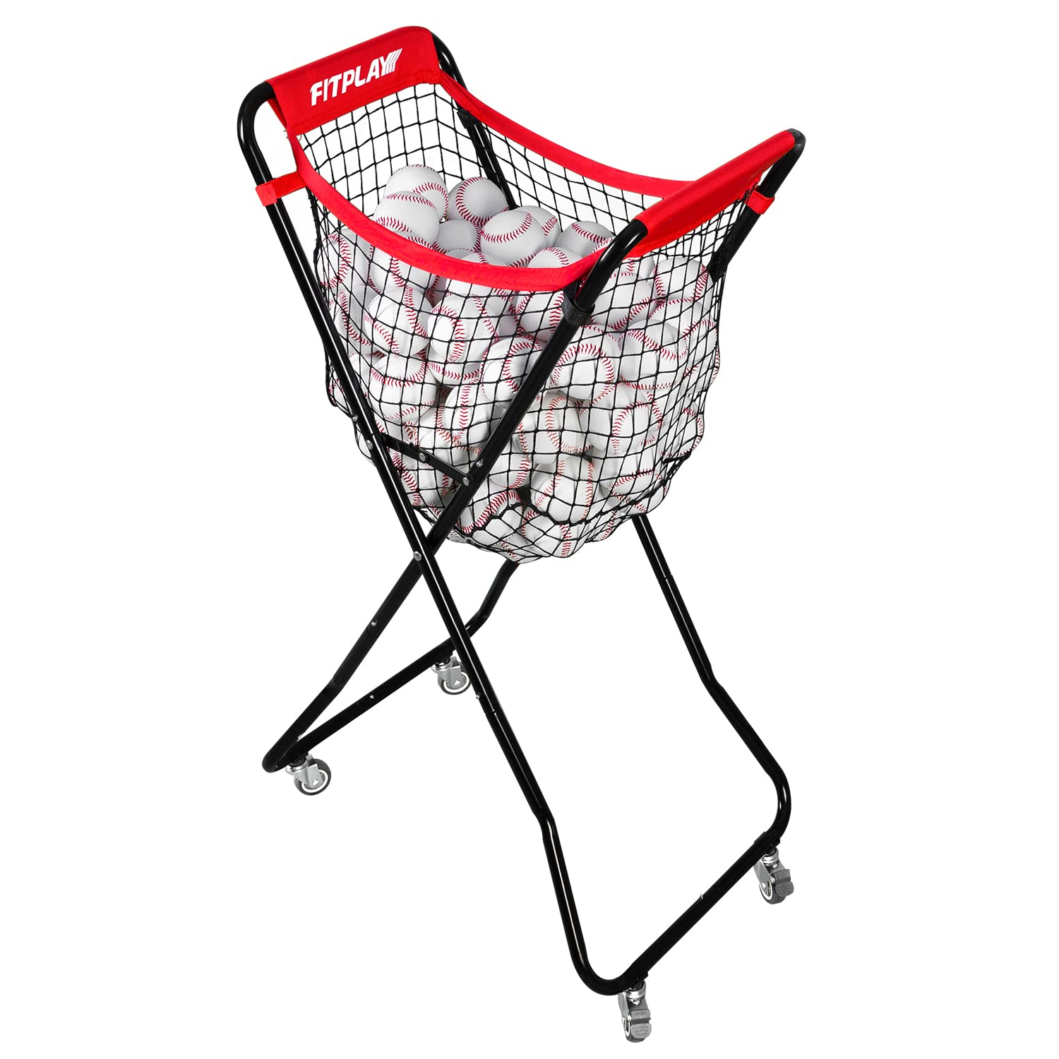 WEEPALM front view of extra large ball caddy showing capacity and structure benefit