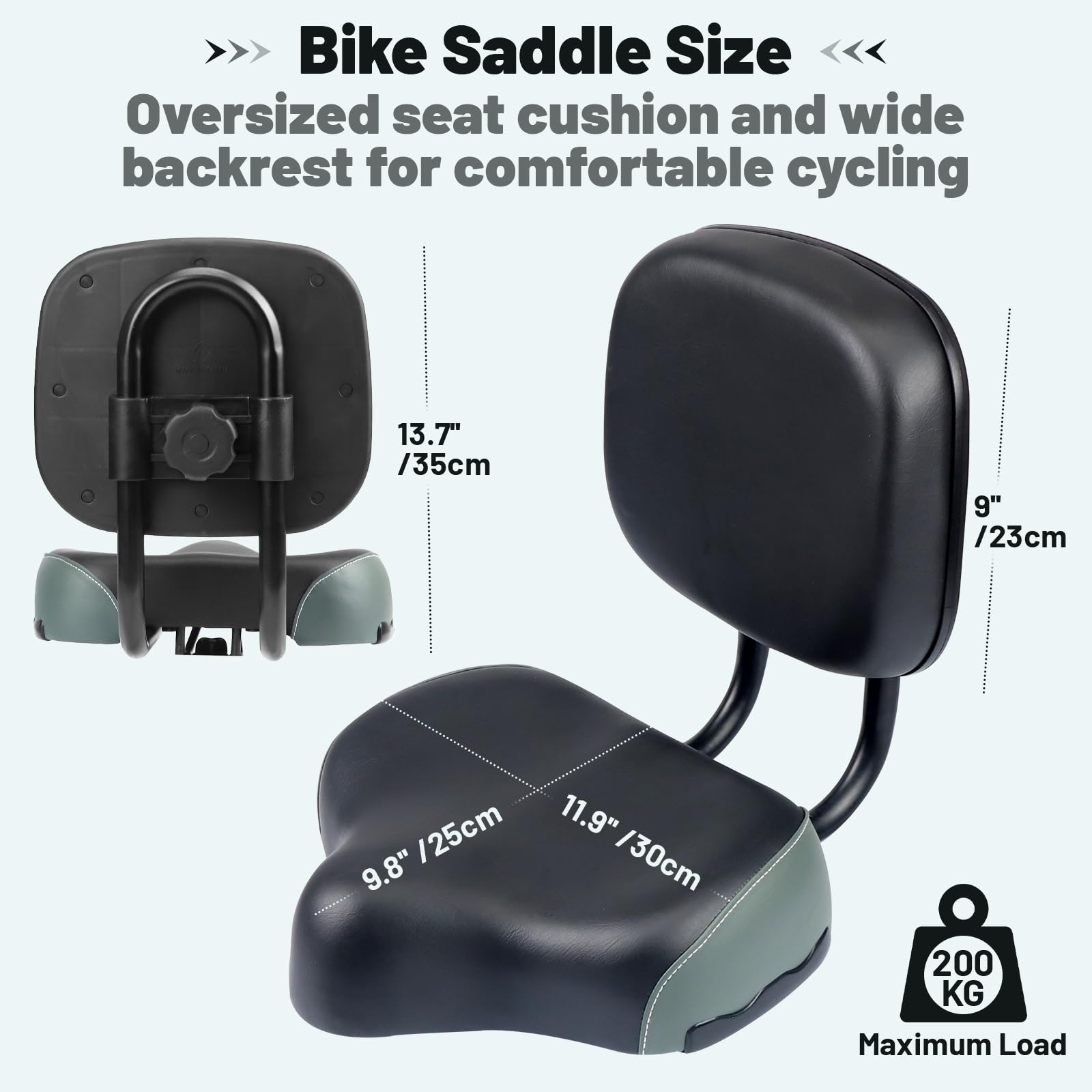 WEEROCK close-up of backrest pad demonstrating secure posture support