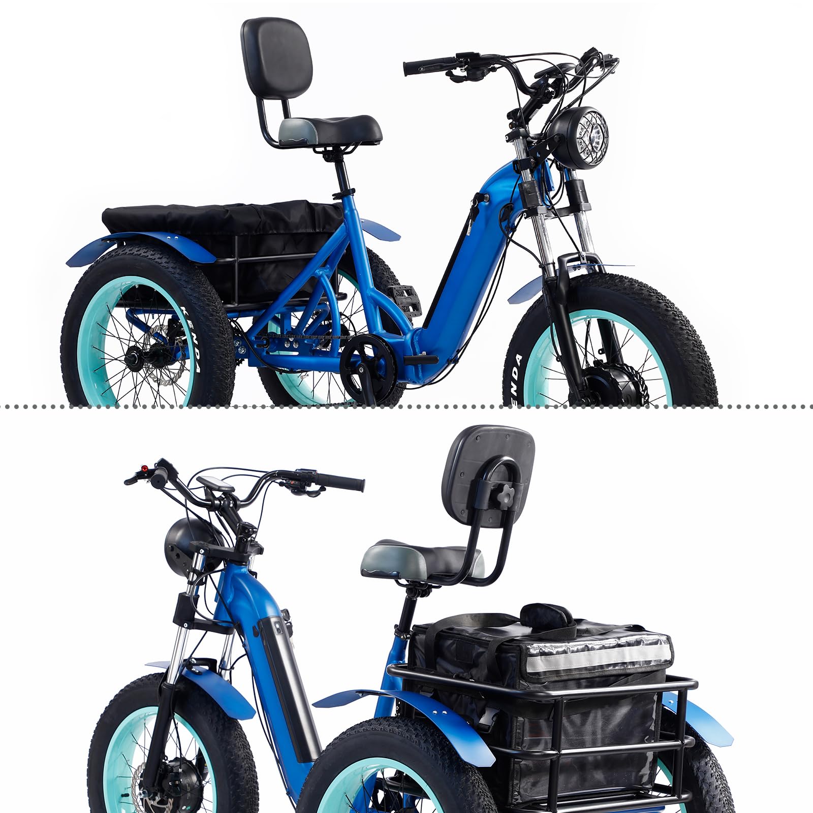 WEEROCK compared to standard seat to show larger surface area benefit