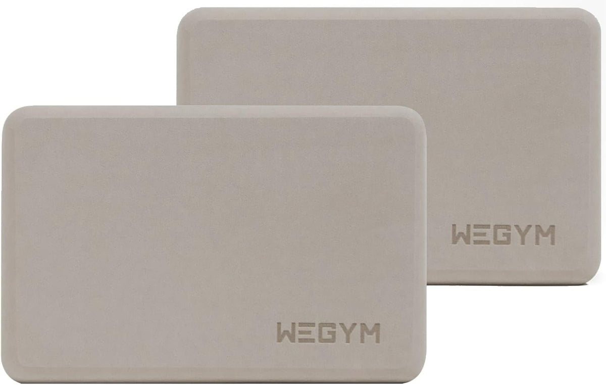 WeGym front view of block set showing compact, portable support
