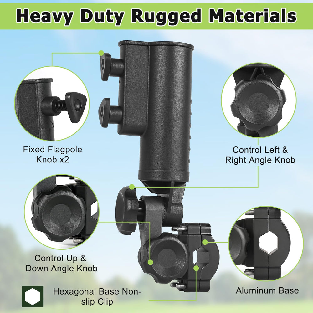 WEIMELL hexagonal clamp base with anti-slip pad for steady mounting advantage