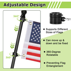 WEIMELL flag in use on a golf cart demonstrating visibility and wind resistance