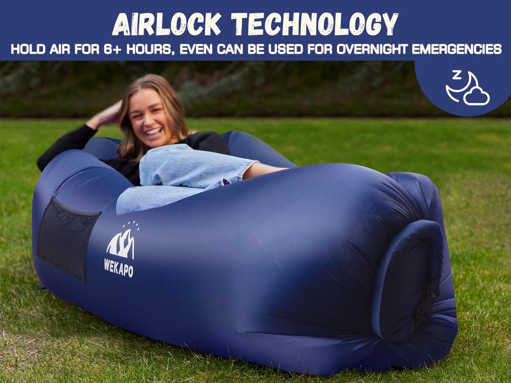 WEKAPO pillow-shaped headrest detail highlighting neck support and ergonomic comfort benefit