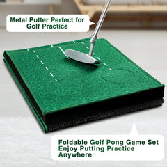 Wekin metal putter and two balls close-up highlighting durable putter and ready-to-play set