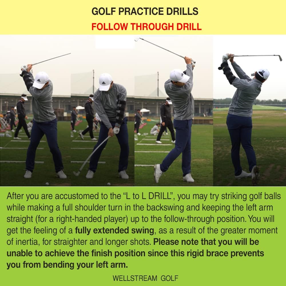 Wellstream Golf size and fit demo showing compatibility with up to 14.5-inch arms