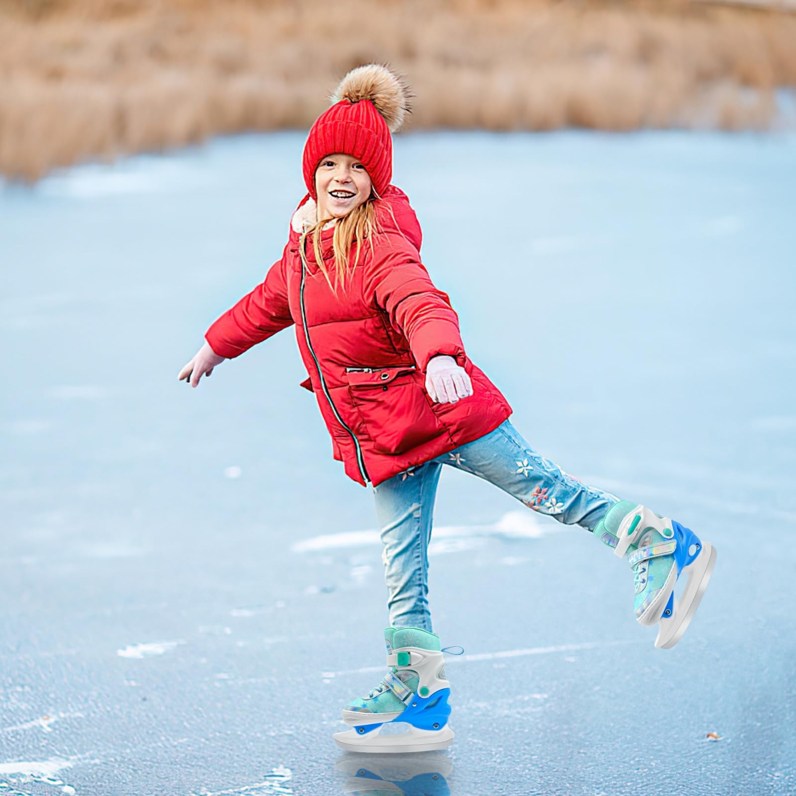 WELLWON size-adjust mechanism demonstration that grows with kid’s feet saving cost