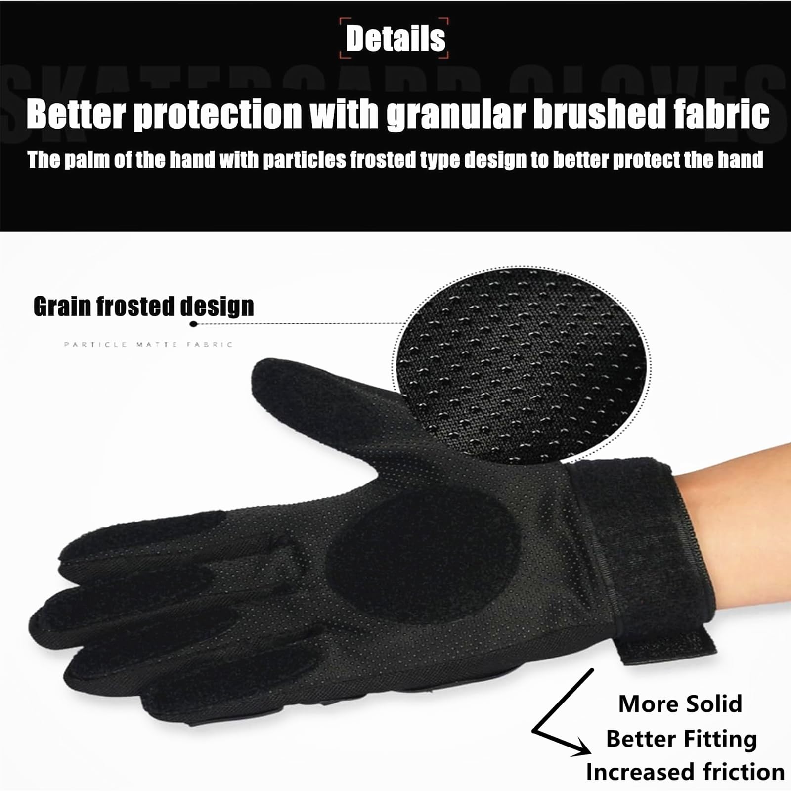 WENGINS gloves in use during a downhill slide illustrating control