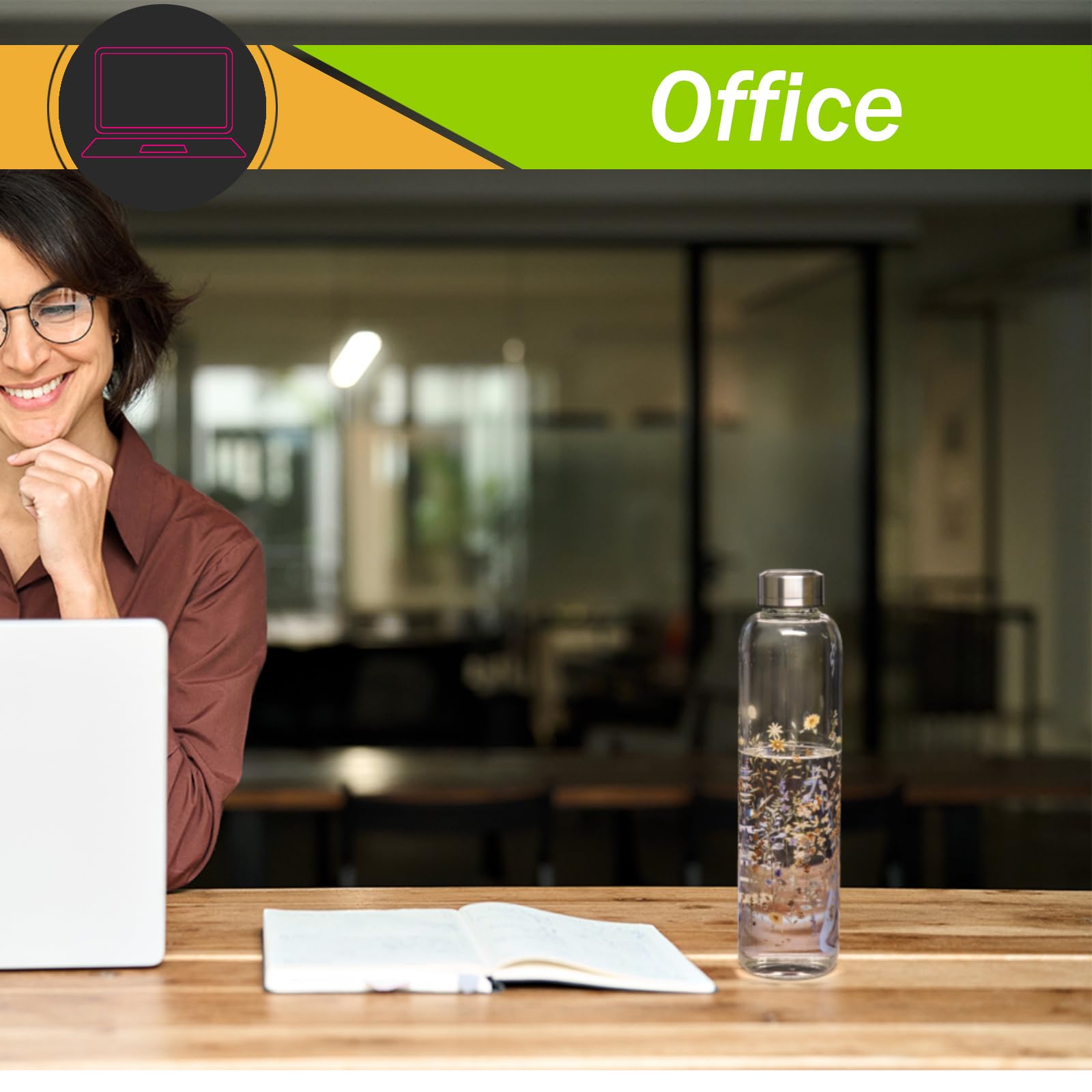 WENLIM bottle in hand using sleeve loop for comfortable carrying on the go