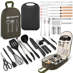 wesqunie organizer bag front view showing compact storage and portability