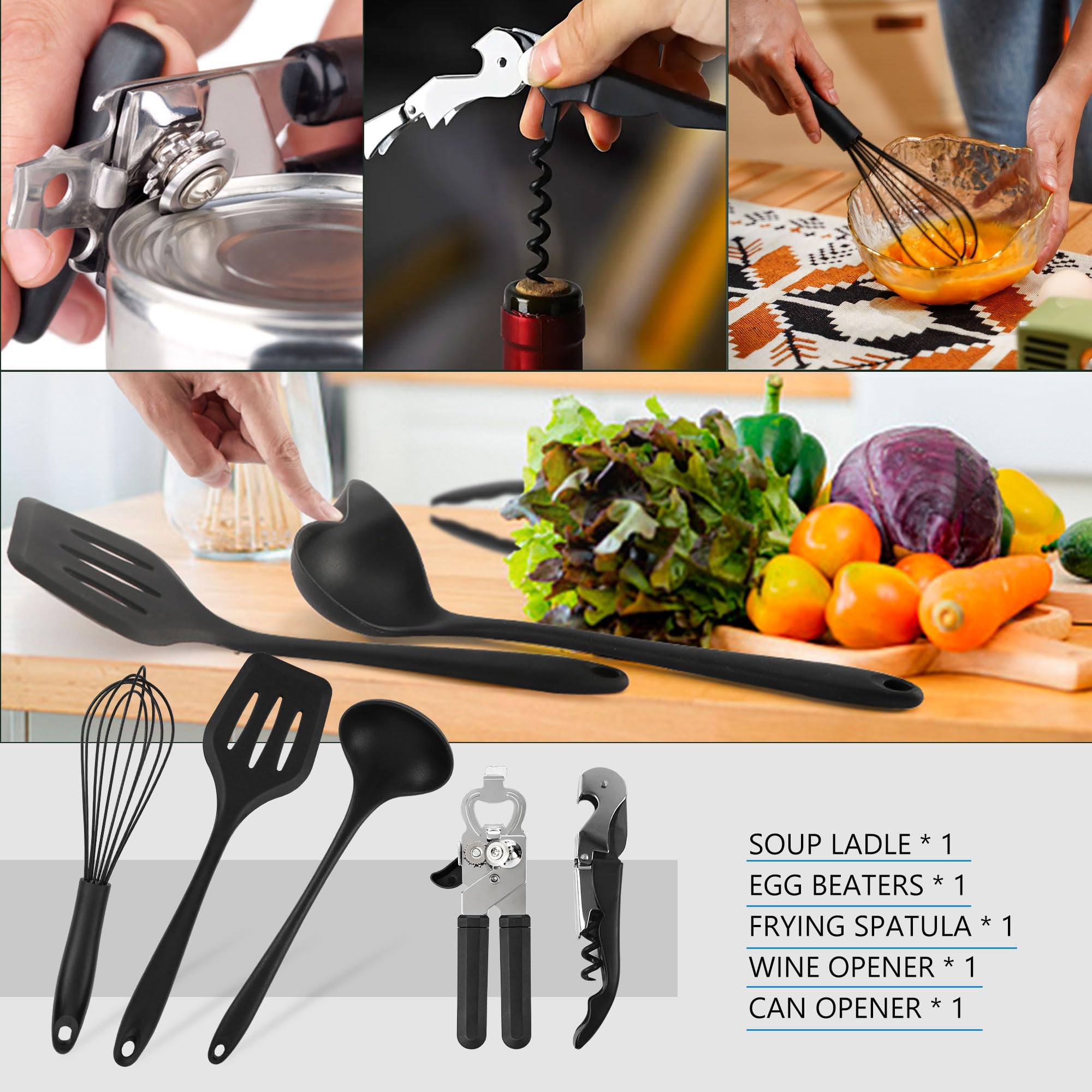 wesqunie long-handle tools in use over a camp stove keeping hands safe