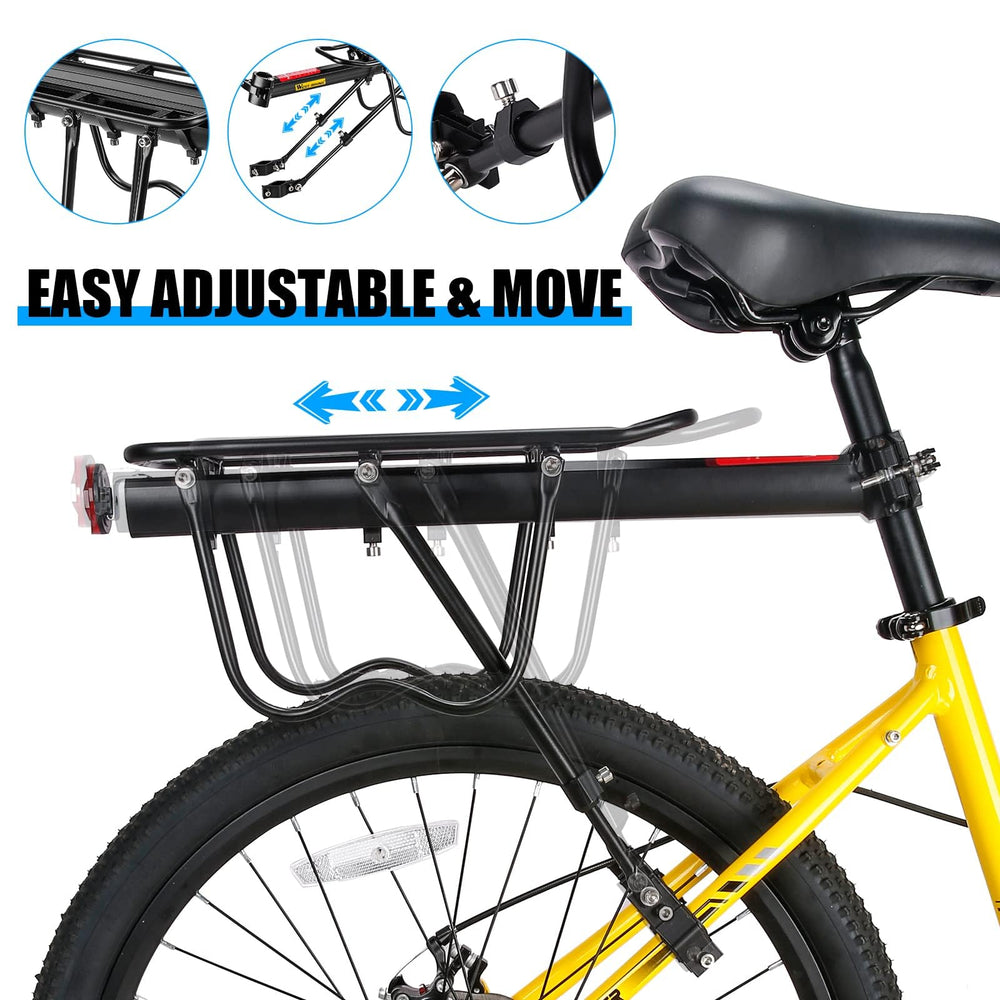 West Biking rack loaded with panniers showing cargo carrying convenience