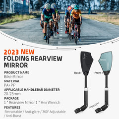 WEST Biking telescopic rod extended showing adjustable reach benefit