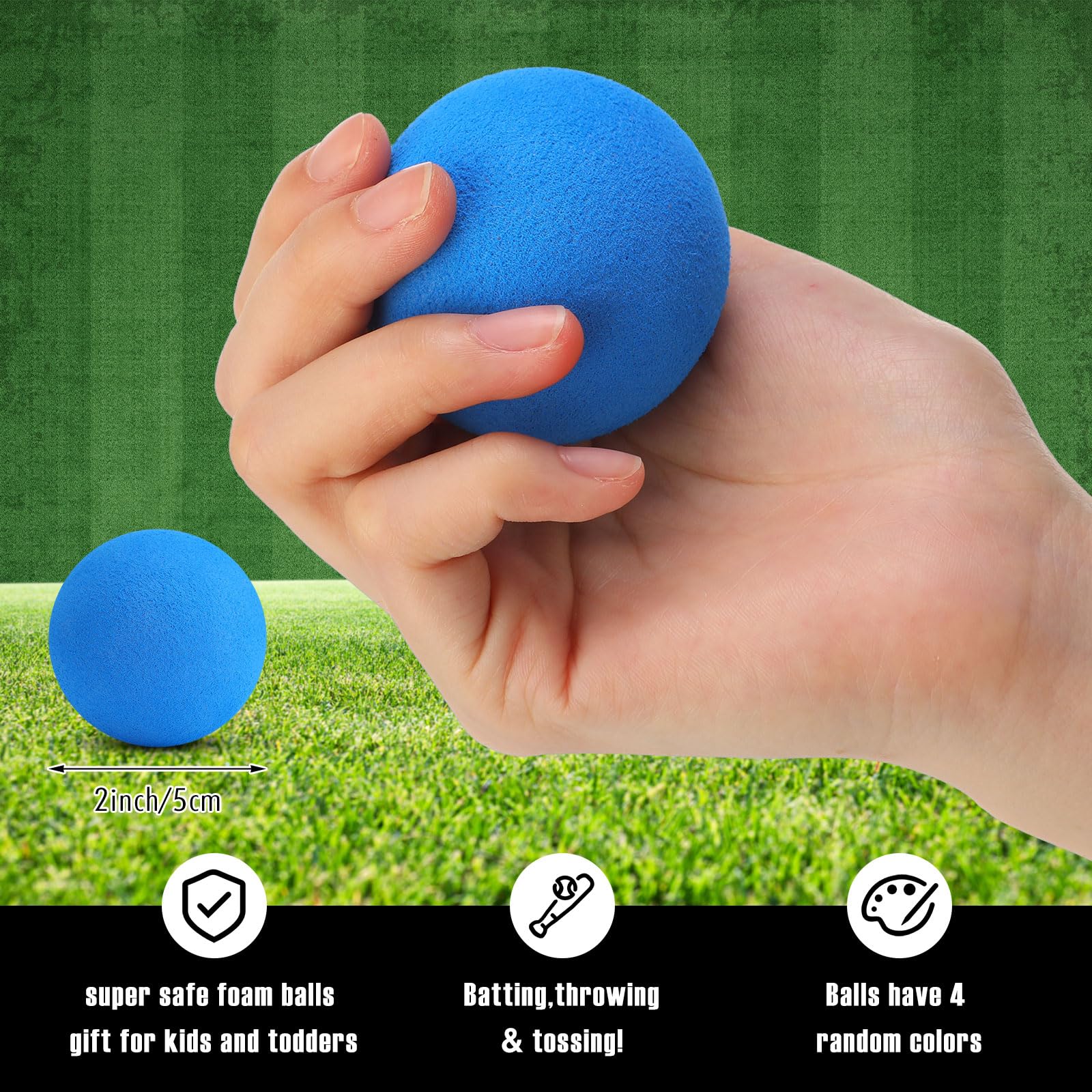 Wettarn four bats and balls flat lay for quick set identification