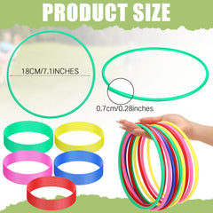 Wettarn color closeup of rings highlighting vibrant hues for easy team play
