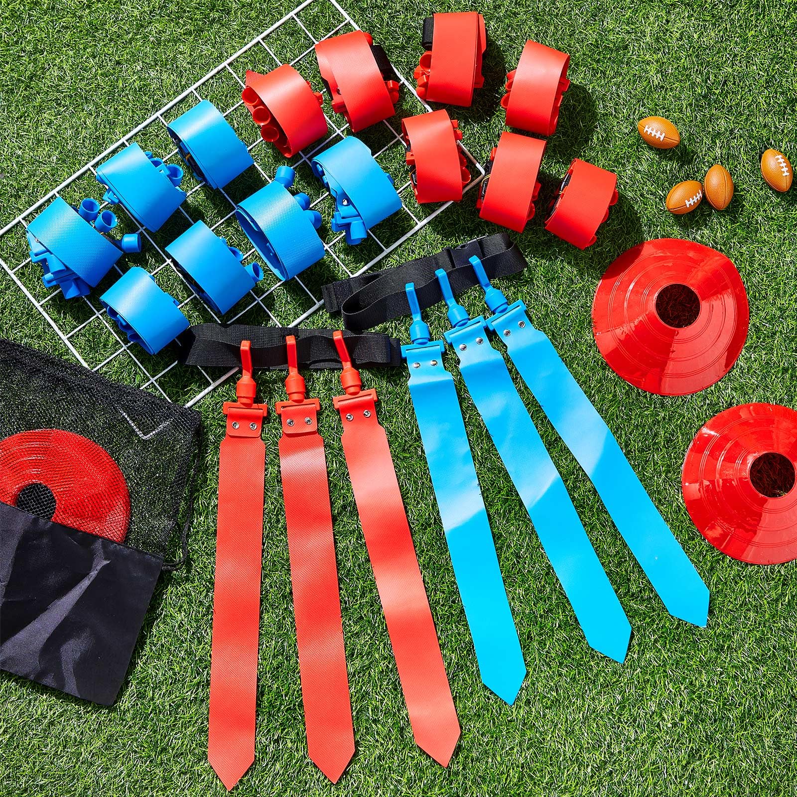 Wettarn cones detail stacked showing flexible PE material for durable marking