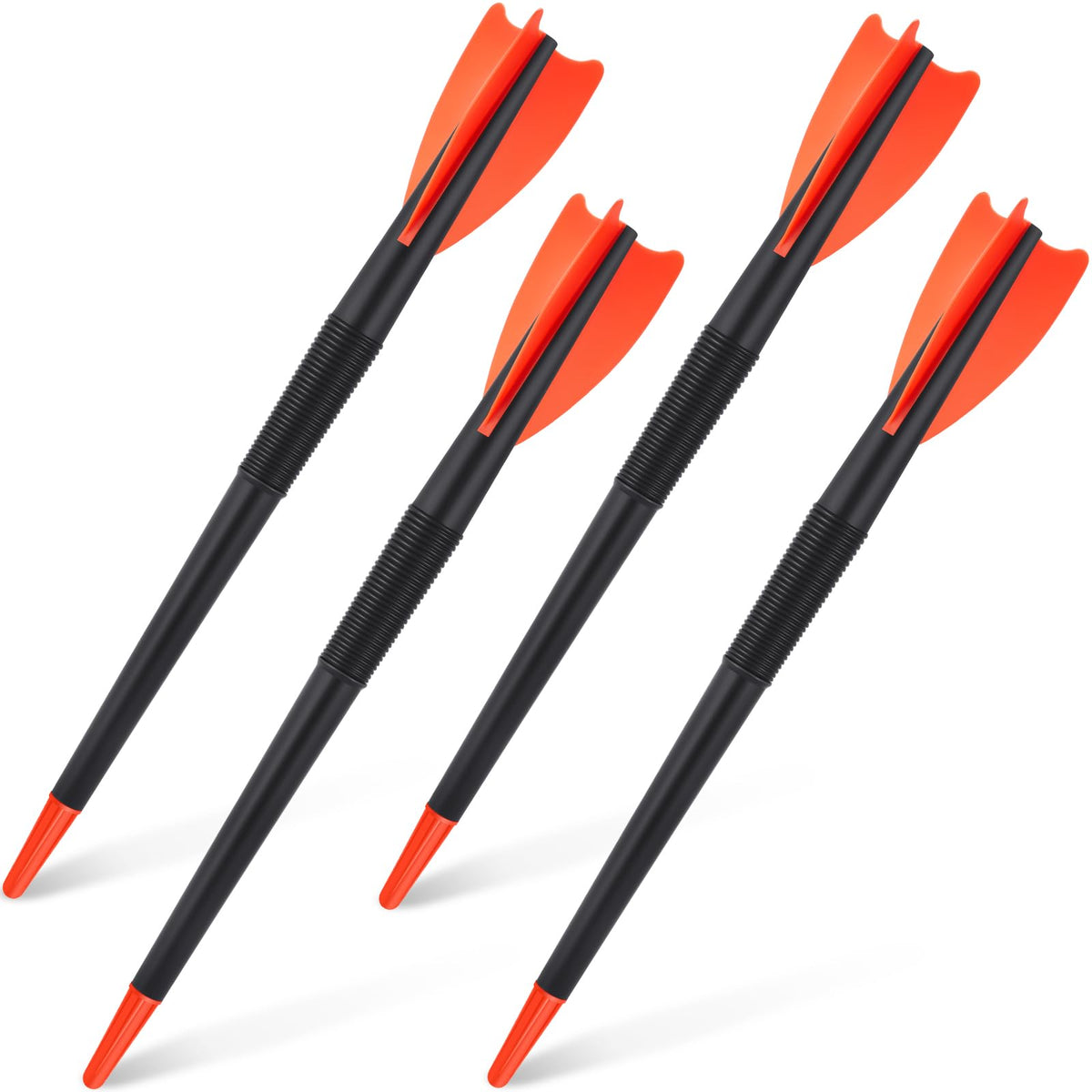 Wettarn front view of two 300g training javelins showing compact packaging and pair benefit