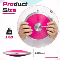 Wettarn side profile highlighting flat training discus for easy storage